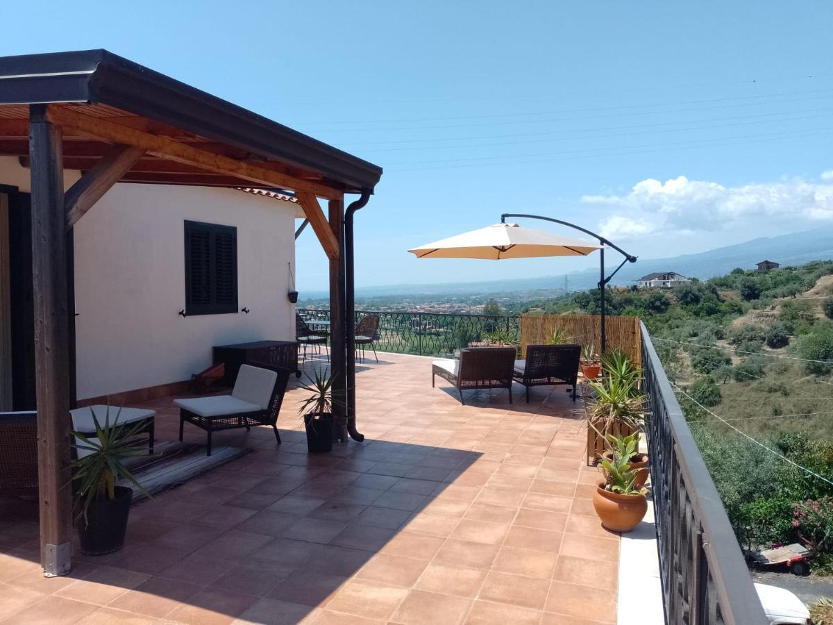 Apartamento Flat With Panoramic Terrace And Private Pool Mt5X3 Taormina Exterior foto