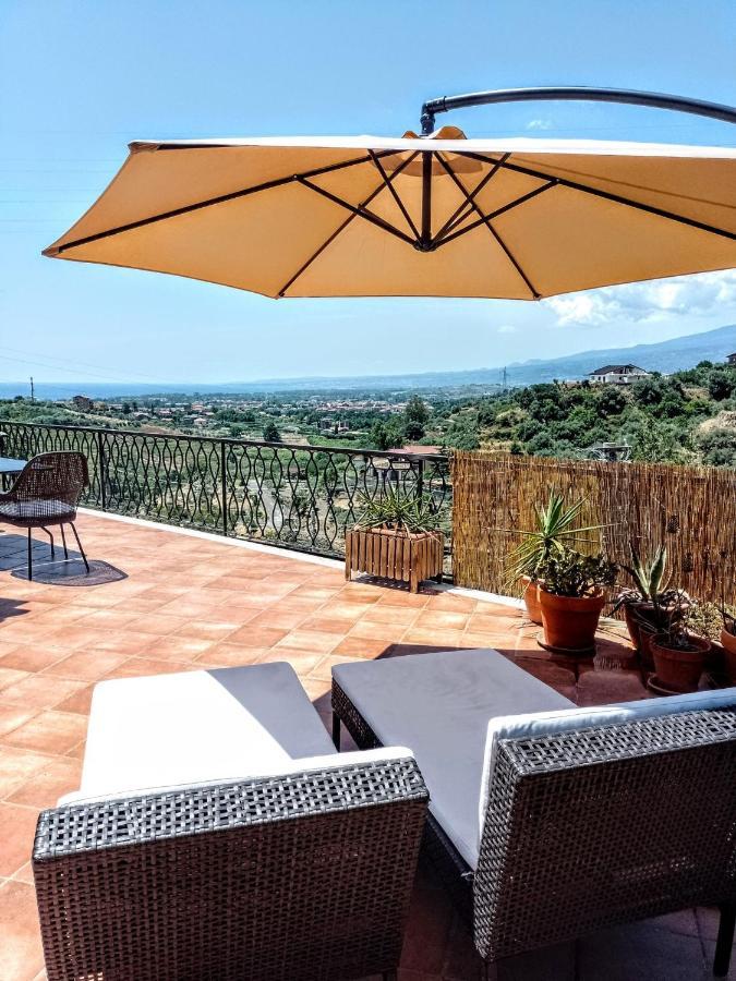 Apartamento Flat With Panoramic Terrace And Private Pool Mt5X3 Taormina Exterior foto